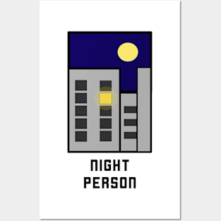 Night Person Posters and Art